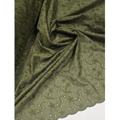 Layse Bordada Verde Militar  Modelo I92  