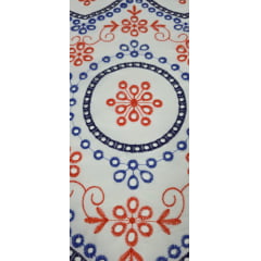 Layse Marroquina Multicolor Azul com Laranja