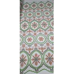 Layse Marroquina Multicolor Verde e Terracota