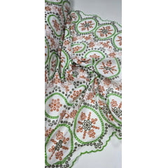 Layse Marroquina Multicolor Verde e Terracota Layse Marroquina Multicolor Verde e Terracota