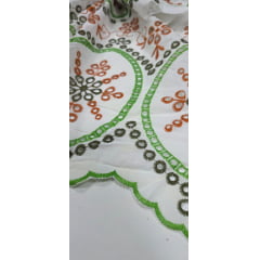 Layse Marroquina Multicolor Verde e Terracota