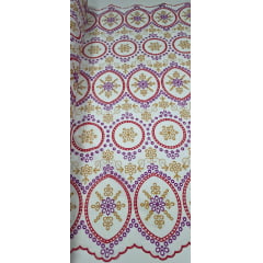 Layse Marroquina Multicolor Vermelho com Fúcsia