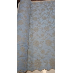 Layse Premium Bicolor Azul Claro com Kaki I37 