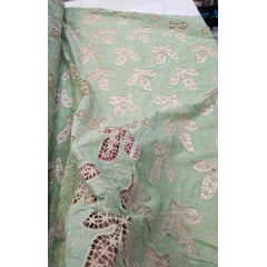 Layse Richelieu Bicolor African Verde e Kaki 