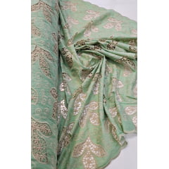 Layse Richelieu Bicolor African Verde e Kaki 
