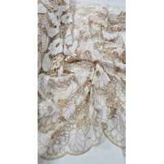 Layse Richelieu Bicolor Folhagens 02