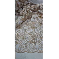 Layse Richelieu Bicolor Folhagens 02
