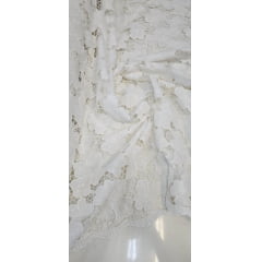 Layse Richelieu Bordada Off White Modelo N11