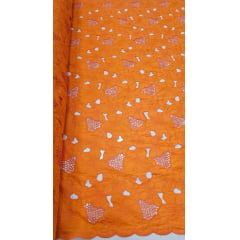 Layse Richelieu Laranja Flores I16