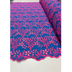 Layse Summer Neon Azul Turquesa Com Pink 