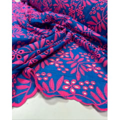 Layse Summer Neon Azul Turquesa Com Pink 