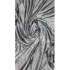 Malha Layse Com Foil Prata