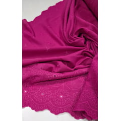 Layse em Linho Trovata Barrado Pink  ST100 