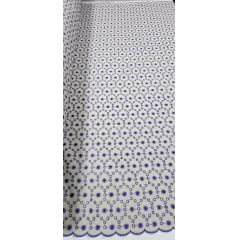 Layse em Linho Trovata Bordado Roxo  St01 