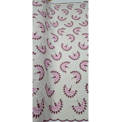 Linho Natural Bordado Pudong