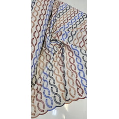 Linho Trovata Bordado Infinity Multicolor