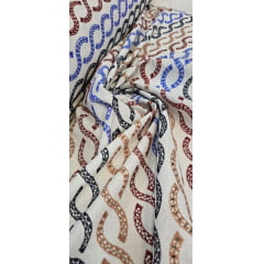 Linho Trovata Bordado Infinity Multicolor
