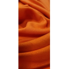 Linho com Viscose Trovata Laranja Cítrico