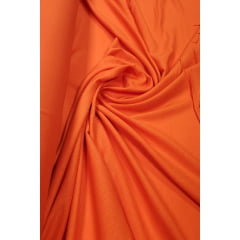 Linho com Viscose Trovata Laranja Cítrico Linho com Viscose Trovata Laranja Cítrico