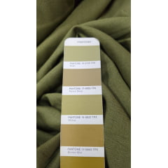 Linho com Viscose Verde Oliva Escuro