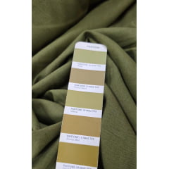 Linho com Viscose Verde Oliva Escuro