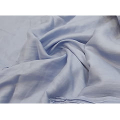 Cambraia de Linho Puro Azul Serenity - 100% Linho