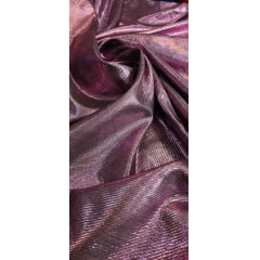 Lurex Brocado Laminado Sarjado Carnaval Rosê