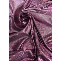 Lurex Brocado Laminado Sarjado Carnaval Rosê