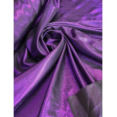Lurex Brocado Laminado Sarjado Carnaval Roxo Lurex Brocado Laminado Sarjado Carnaval Roxo