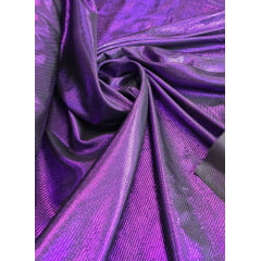 Lurex Brocado Laminado Sarjado Carnaval Roxo