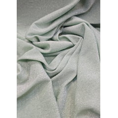 Malha Lurex Pesada Premium Verde Menta
