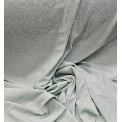 Malha Lurex Pesada Premium Verde Menta