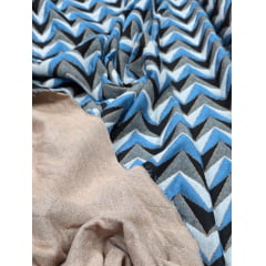 Malha Lurex Chevron