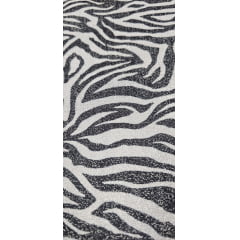 Malha Lurex Pesada Animal Print Zebra