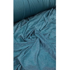 Malha Lurex Pesada Premium Verde Petróleo