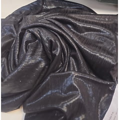 Malha lurex requinte preto  - Comprimento 2,70 m x Largura 1,50 m 