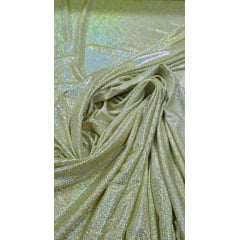 Malha Foil Dance Amarelo