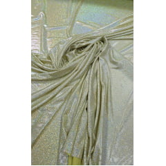 Malha Foil Dance Amarelo