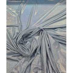 Malha Foil Dance Azul Bebê 
