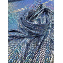 Malha Foil Dance Azul Royal