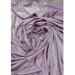 Malha Foil Dance Rosa Bebê