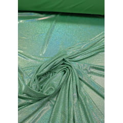 Malha Foil Dance Verde Limão