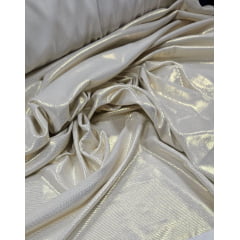 Malha Glow Branco com Dourado