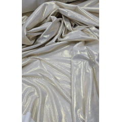 Malha Glow Branco com Dourado