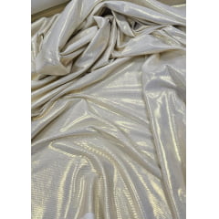 Malha Glow Branco com Dourado