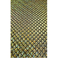 Malha Holográfica Sereia Dourado 02