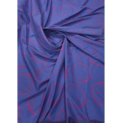 Microfibra Nylon Lucca Smille Fundo Azul Celeste