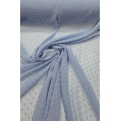 Mousseline Dots Azul Serenity