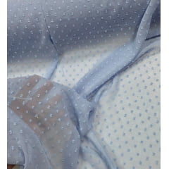 Mousseline Dots Azul Serenity