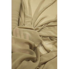 Mousseline Lisa Toque de Seda Caramelo